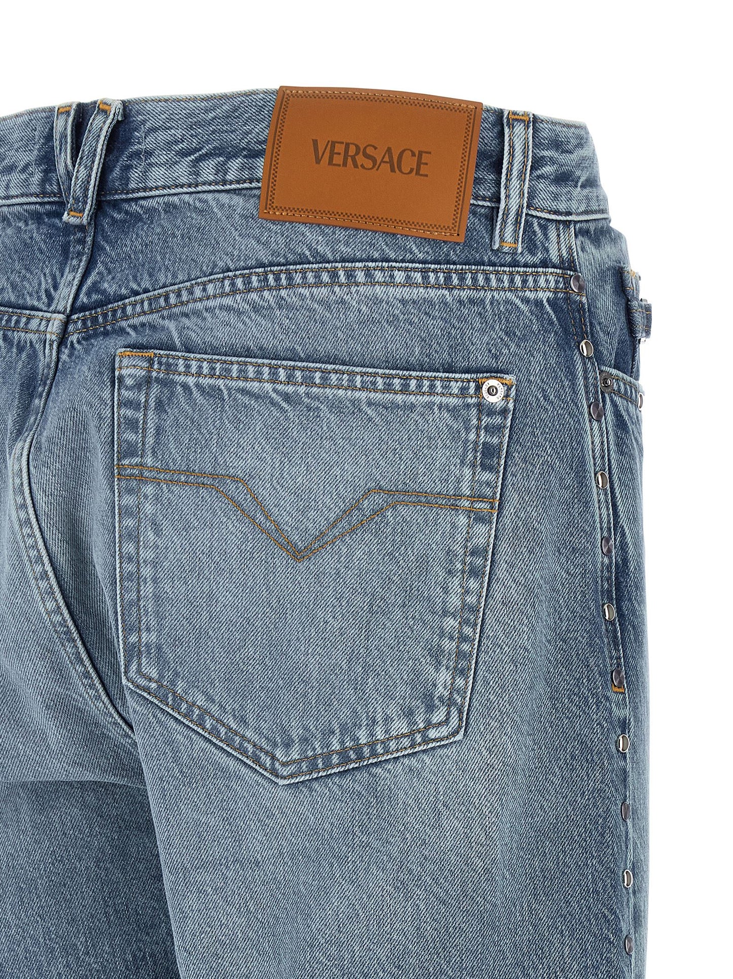 Versace Studded Jeans
