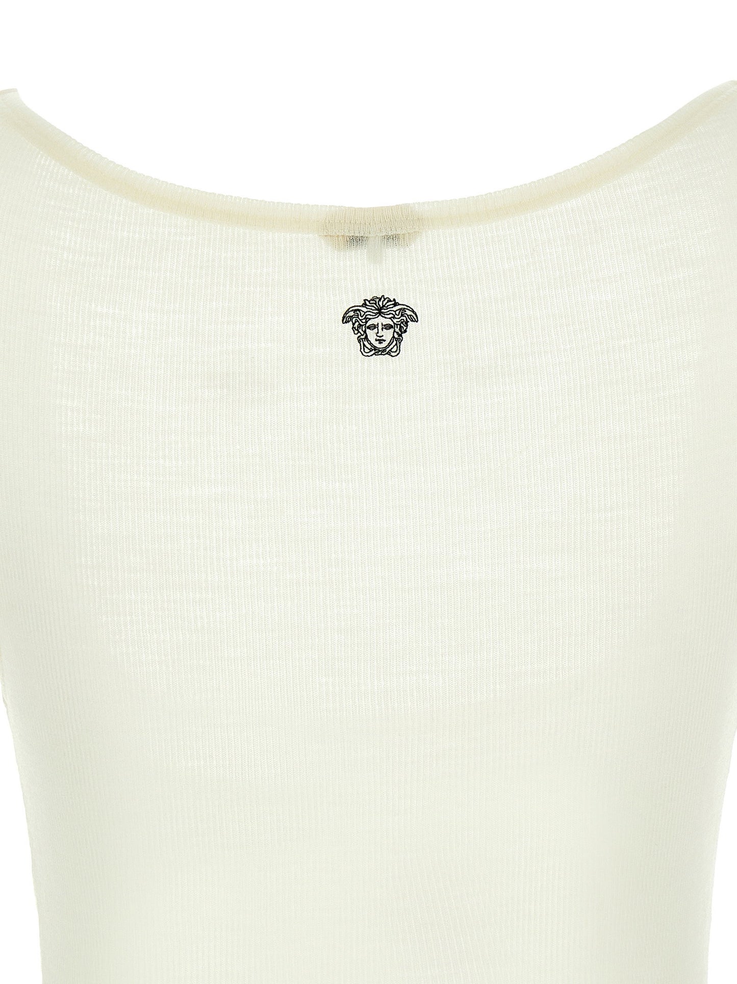 Versace La Medusa Embroidery Top