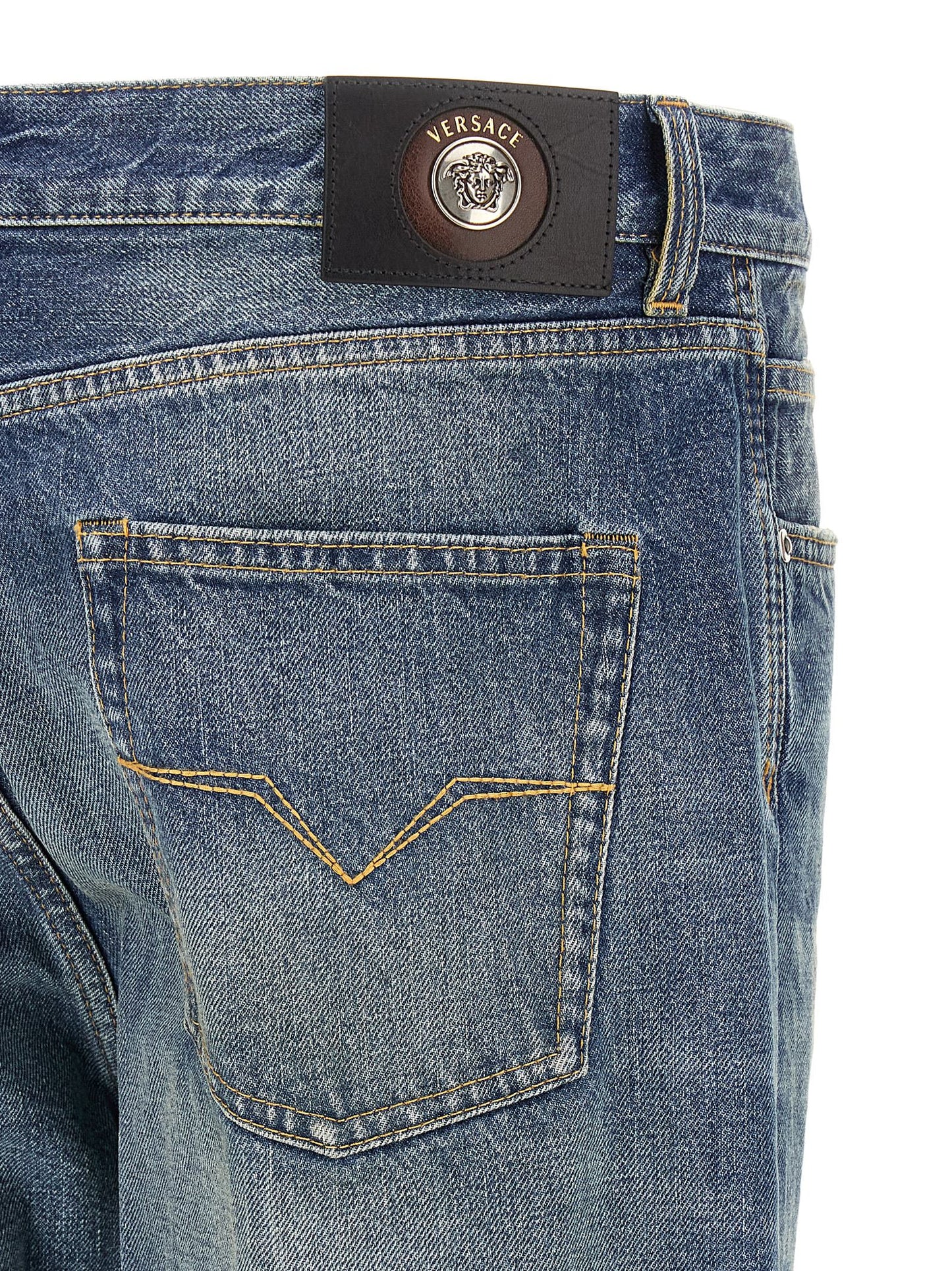 Versace Distressed Jeans