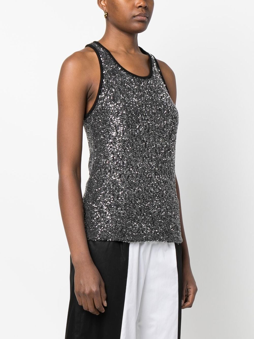 Fabiana Filippi Sequin tank top