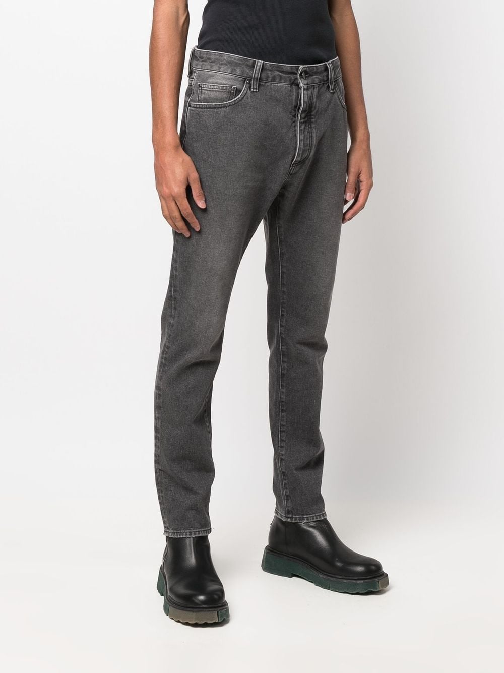 Palm Angels Curved Logo denim jeans