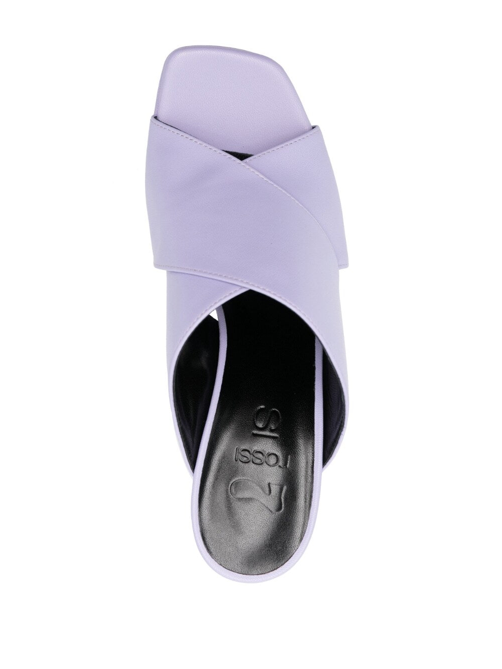 Si Rossi 130mm Platform Leather Mules