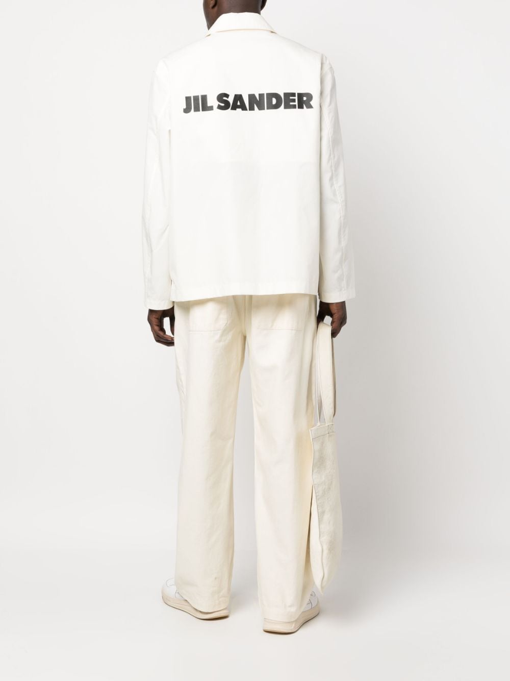 Jil Sander Logo cotton jacket