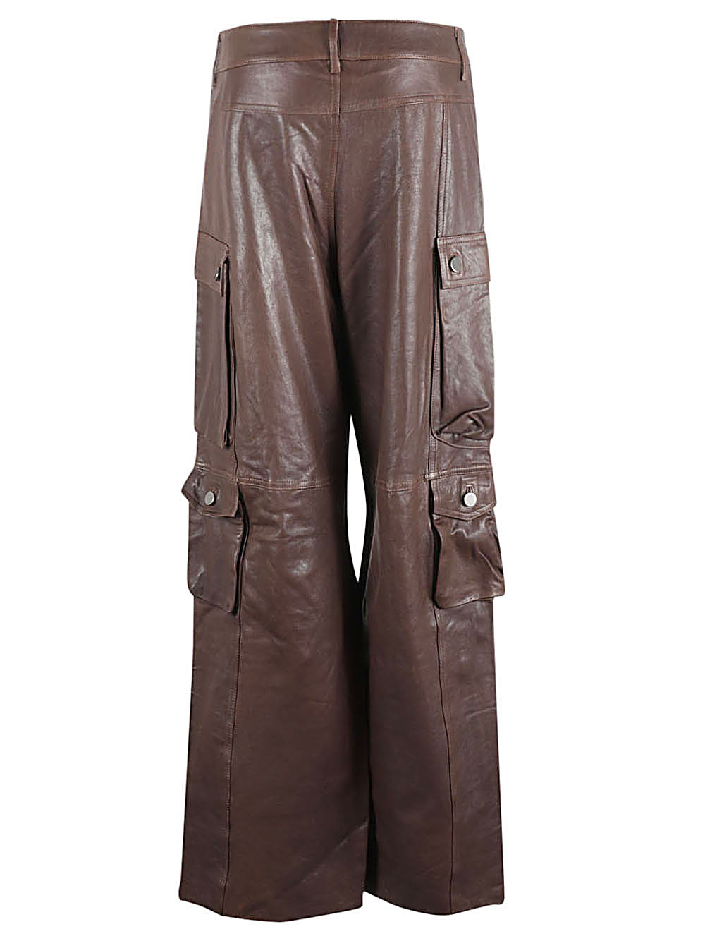 Fermas.Club Leather cargo pants