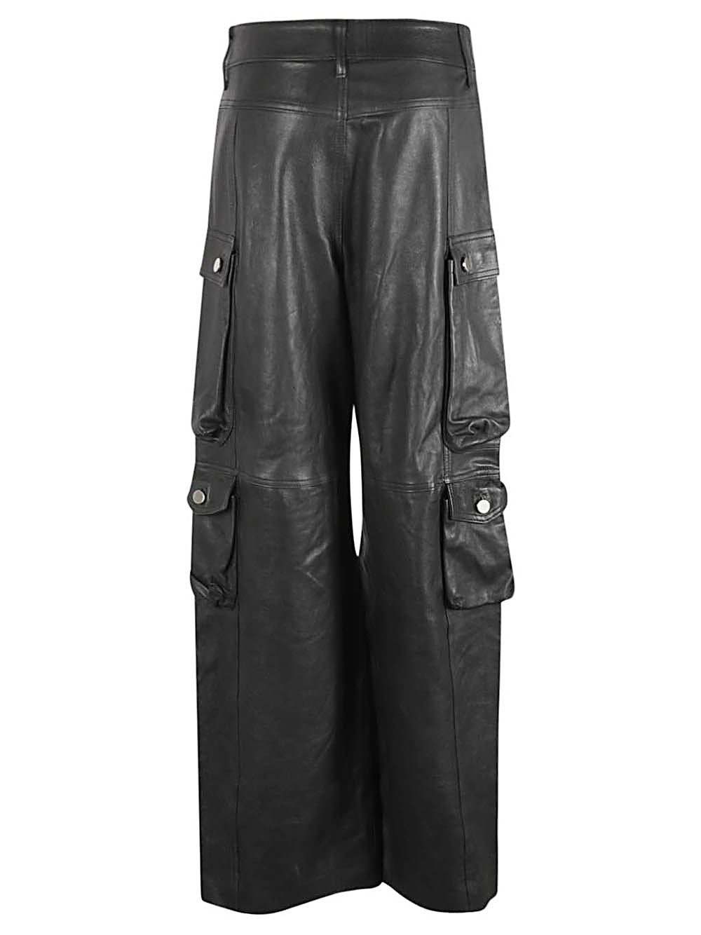 Fermas.Club Leather cargo pants