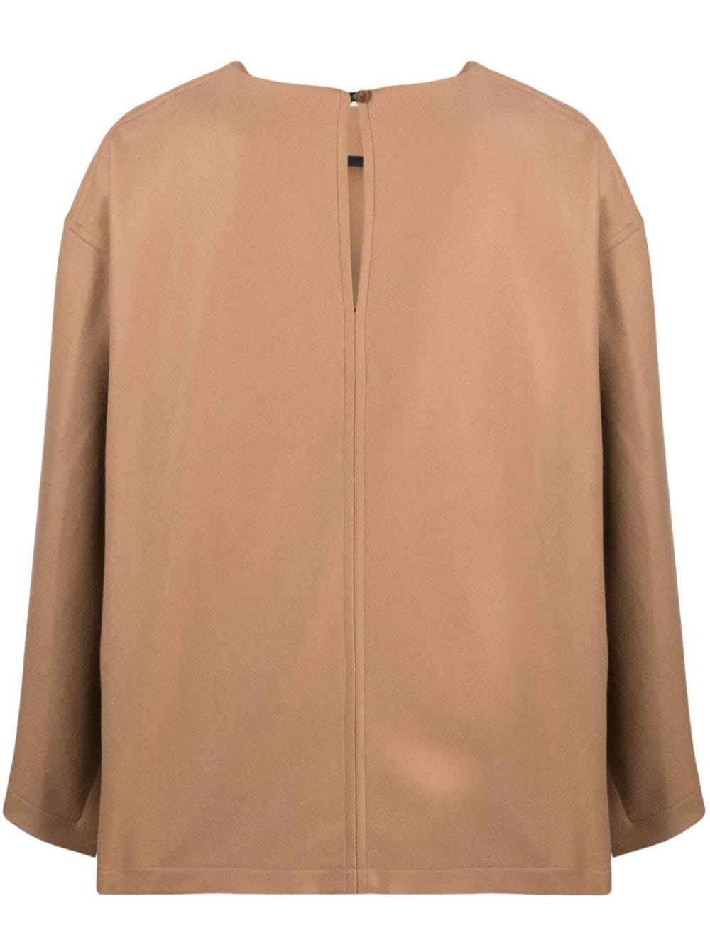 Erika Cavallini Semi-Couture Nara wool blend blouse