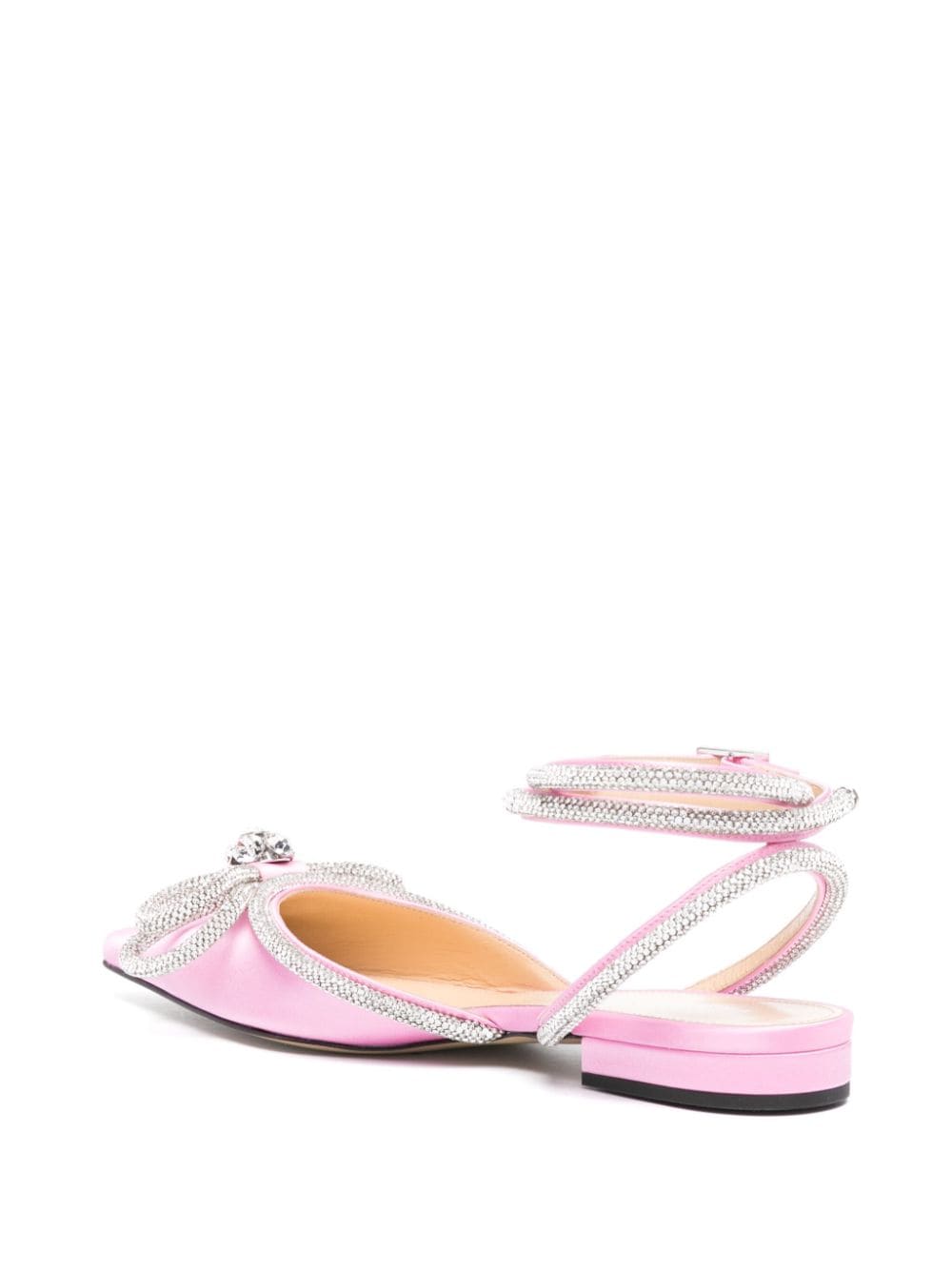 Mach & Mach PRE Double Bow Satin Flats