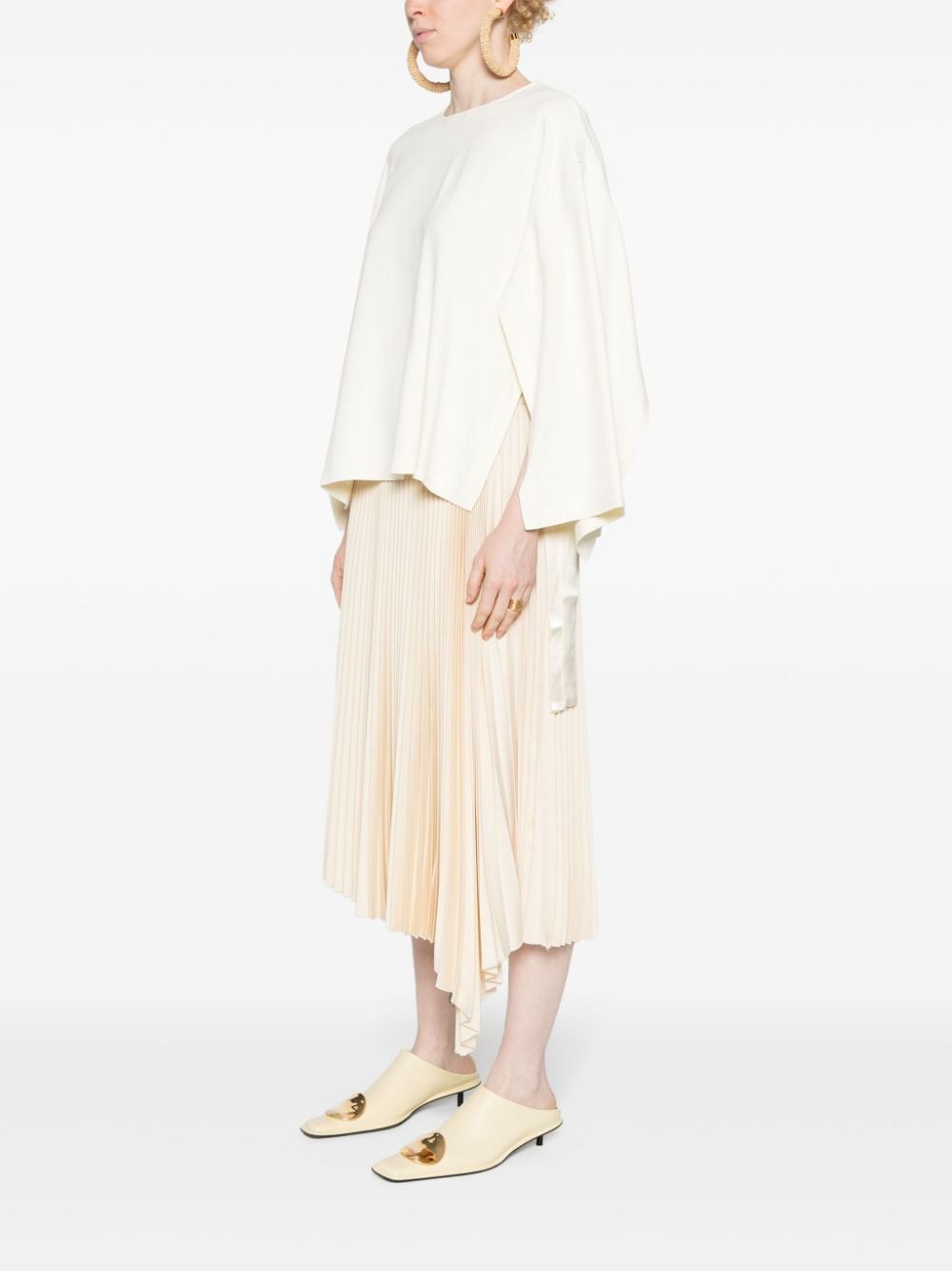 Erika Cavallini Semi-Couture Cady texture blouse