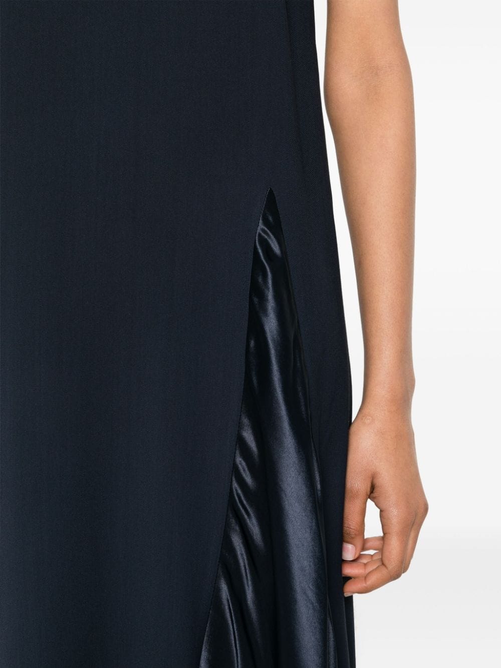 Erika Cavallini Semi-Couture Sleeveless midi dress