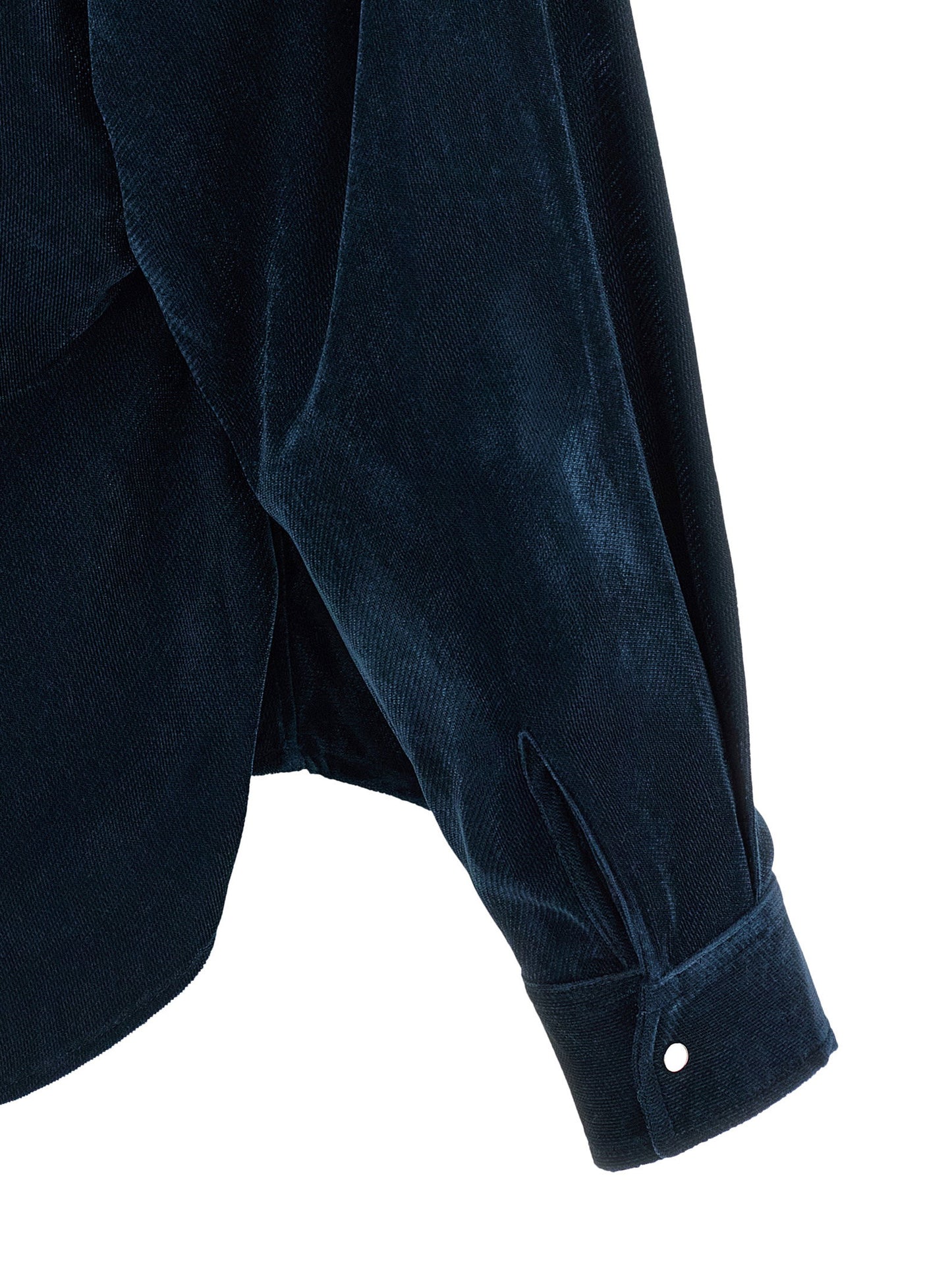 Nude Velvet Shirt