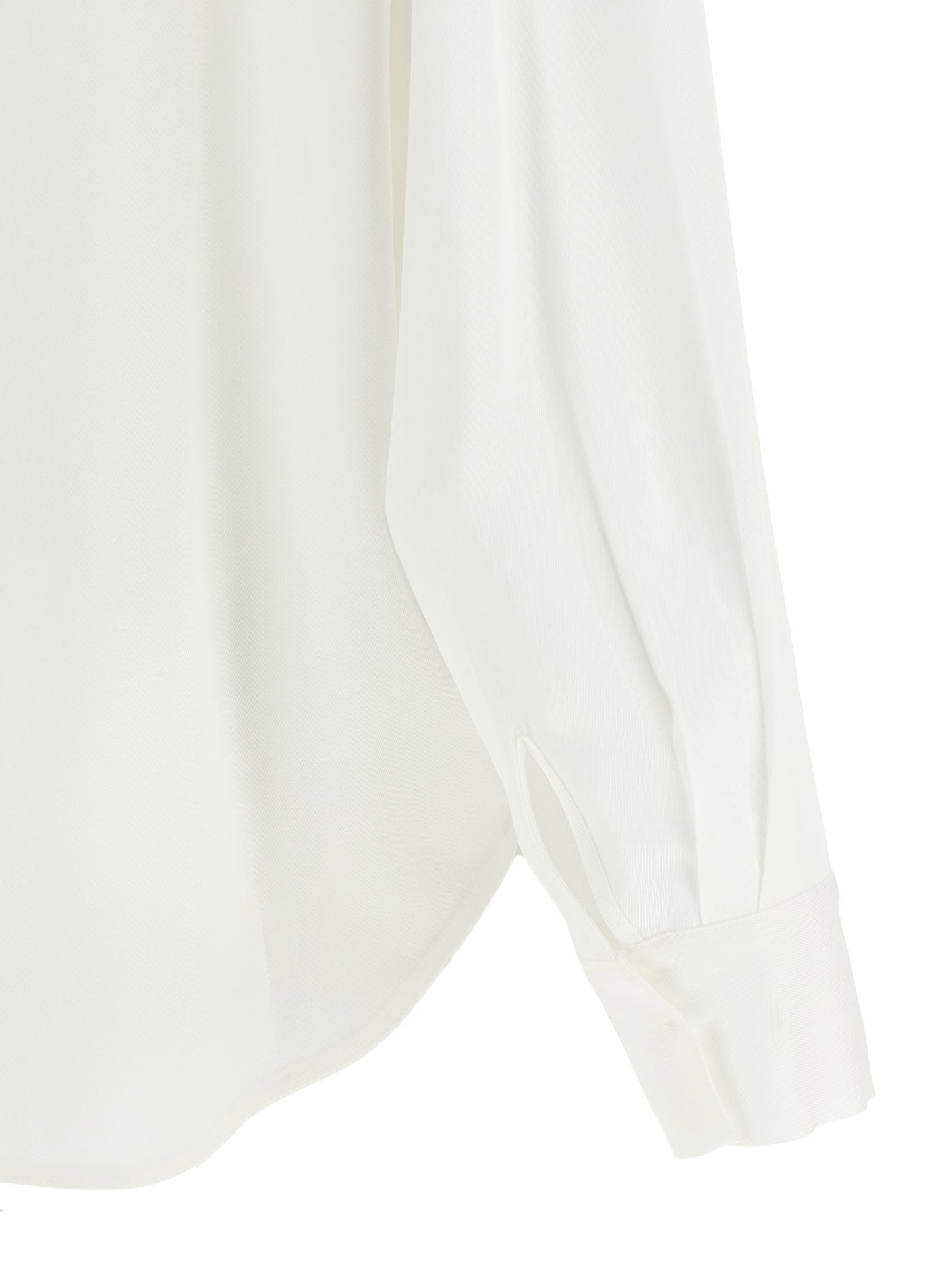Nude V-neck Blouse