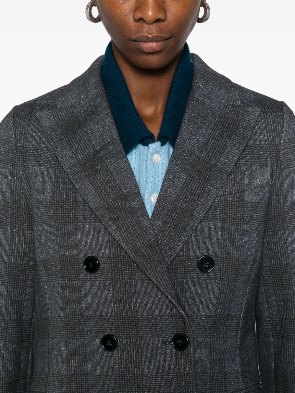 Circolo 1901 Cotton double-breasted jacket