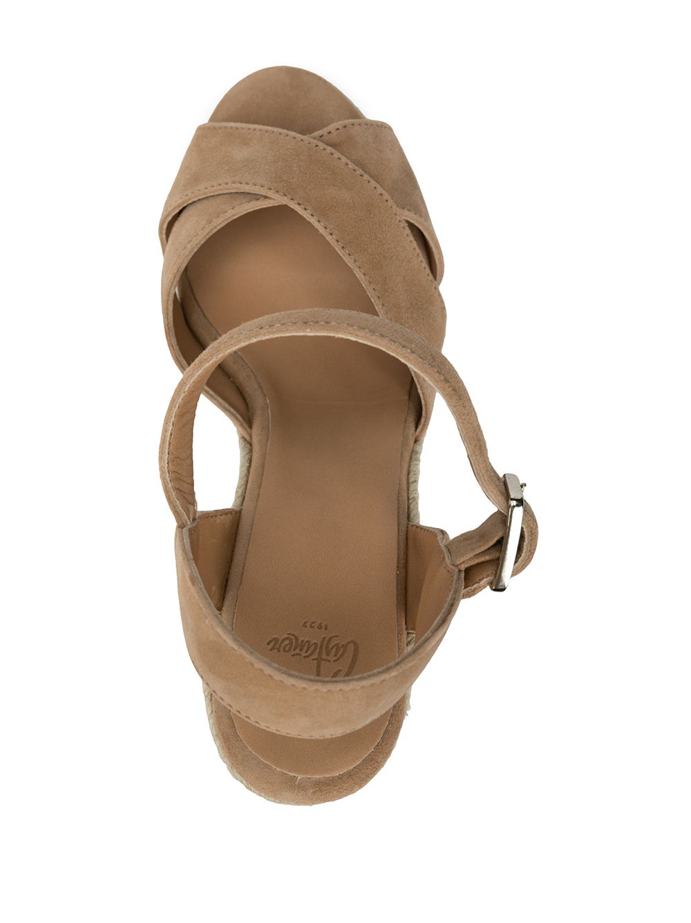 Castañer Blaudell suede wedge sandals