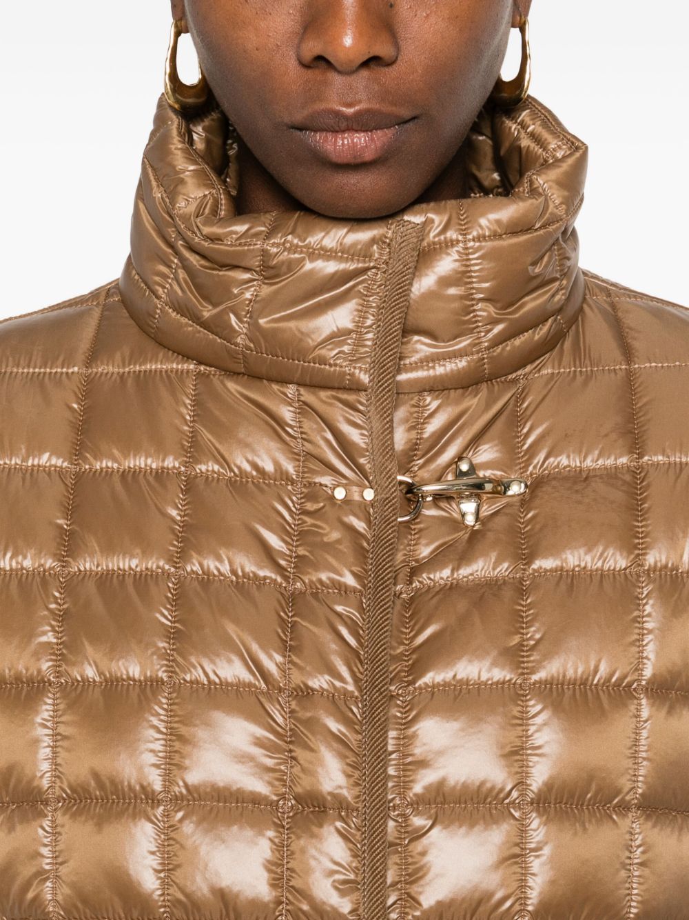 Fay Nylon quilted cape