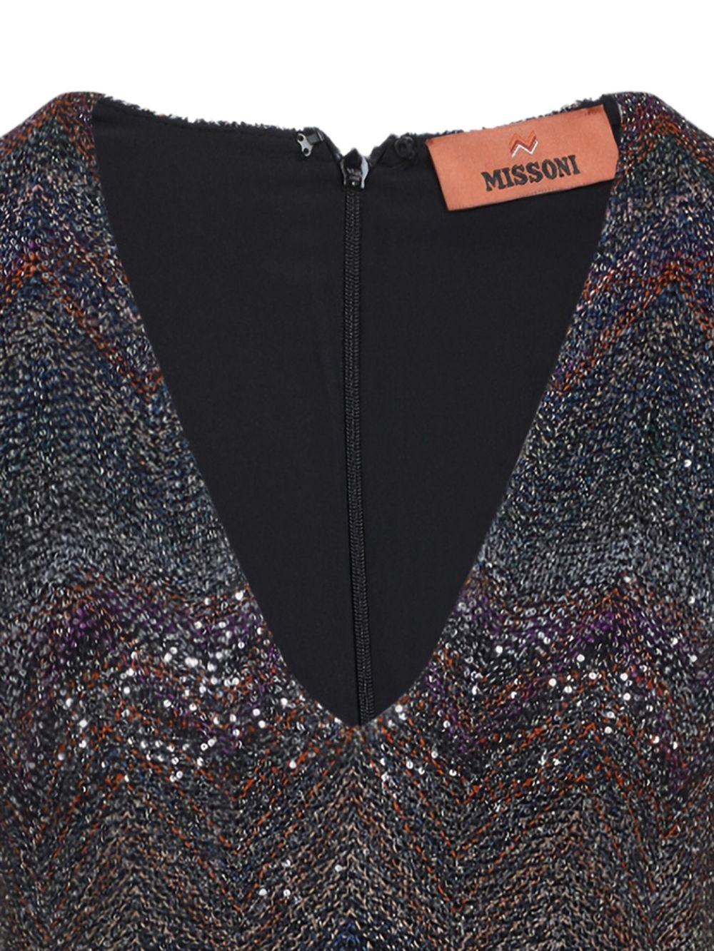 Missoni V-necked short dress
