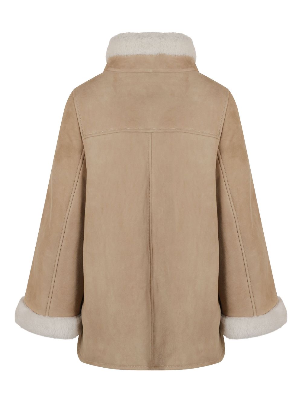 Fay Leather shealing cape