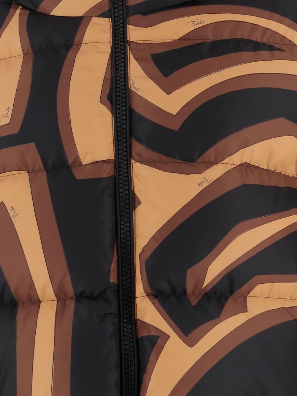 Pucci Printed nylon down jacket
