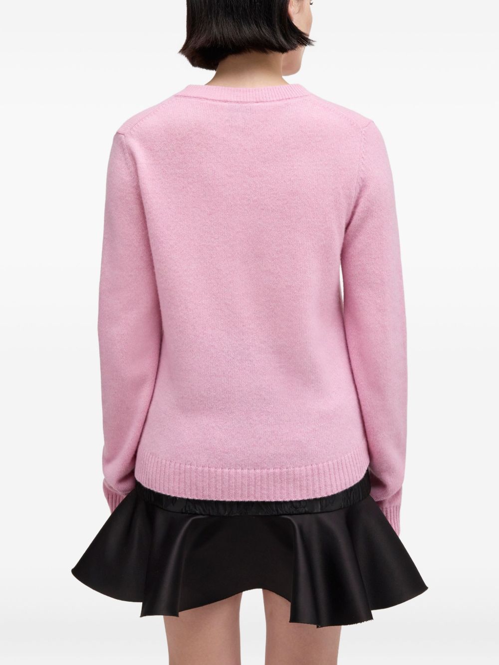 Ganni Wool crewneck sweater
