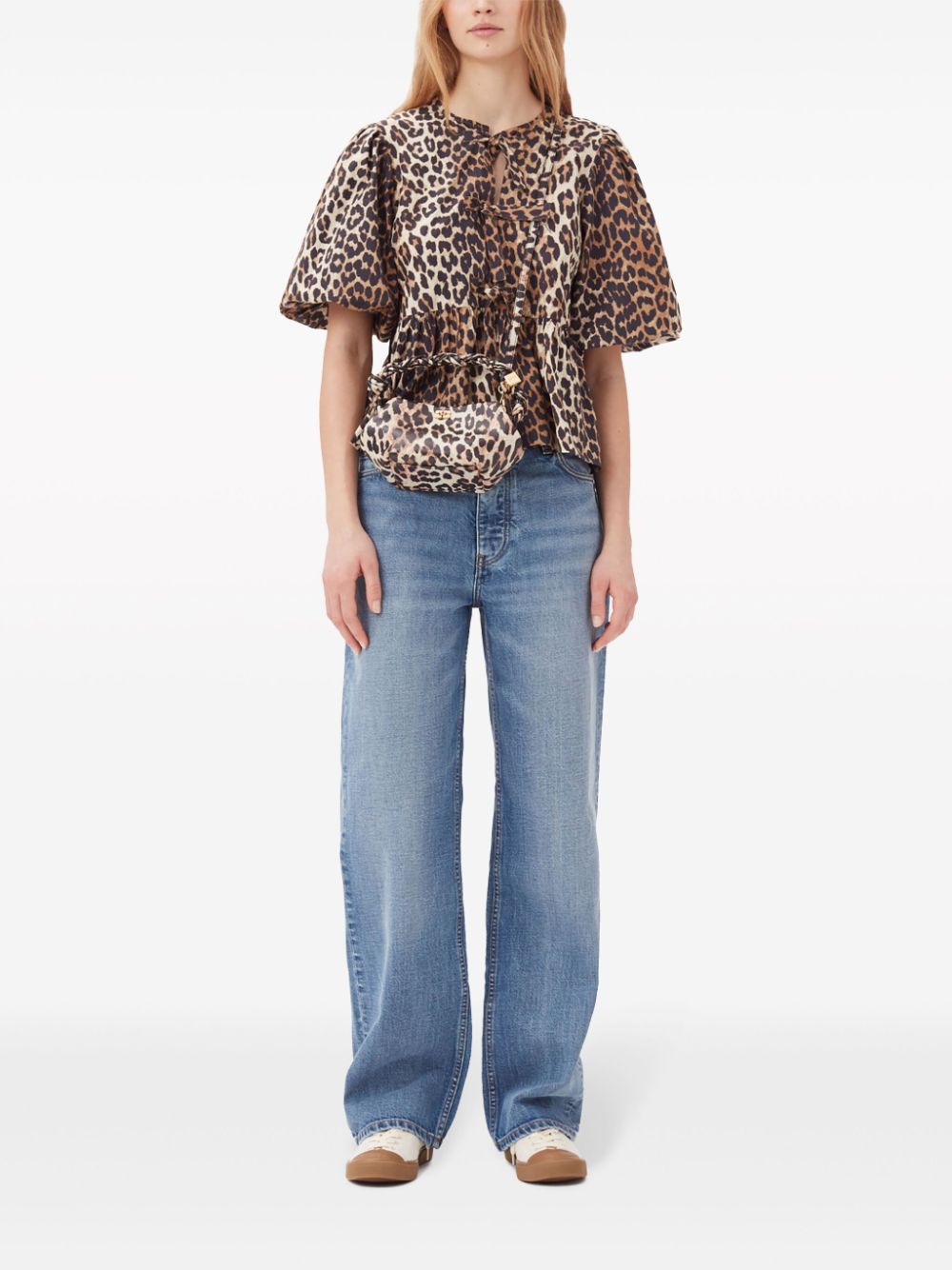 Ganni Organic cotton blouse