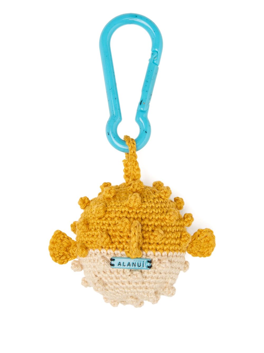 Alanui Handmade Puffer Fish Crochet Key Holder