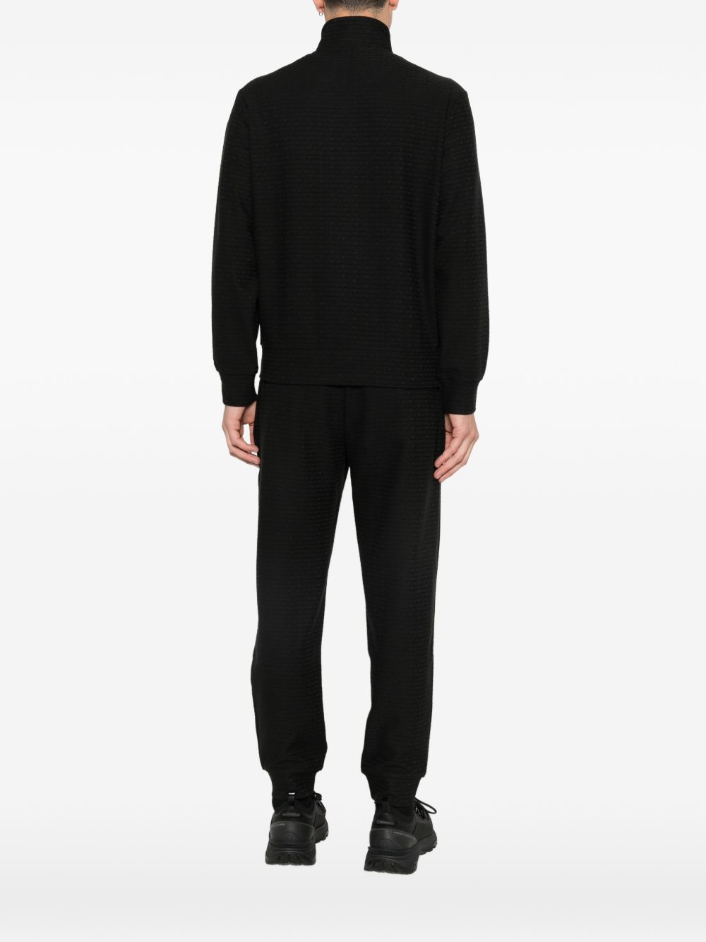 Emporio Armani Cotton blend zipped sweatshirt