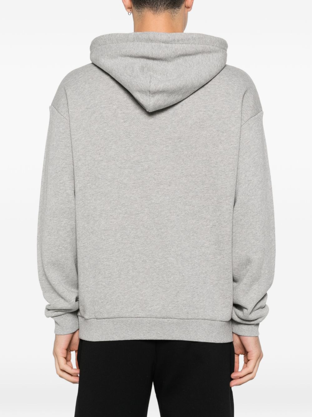 Emporio Armani Logo cotton hoodie