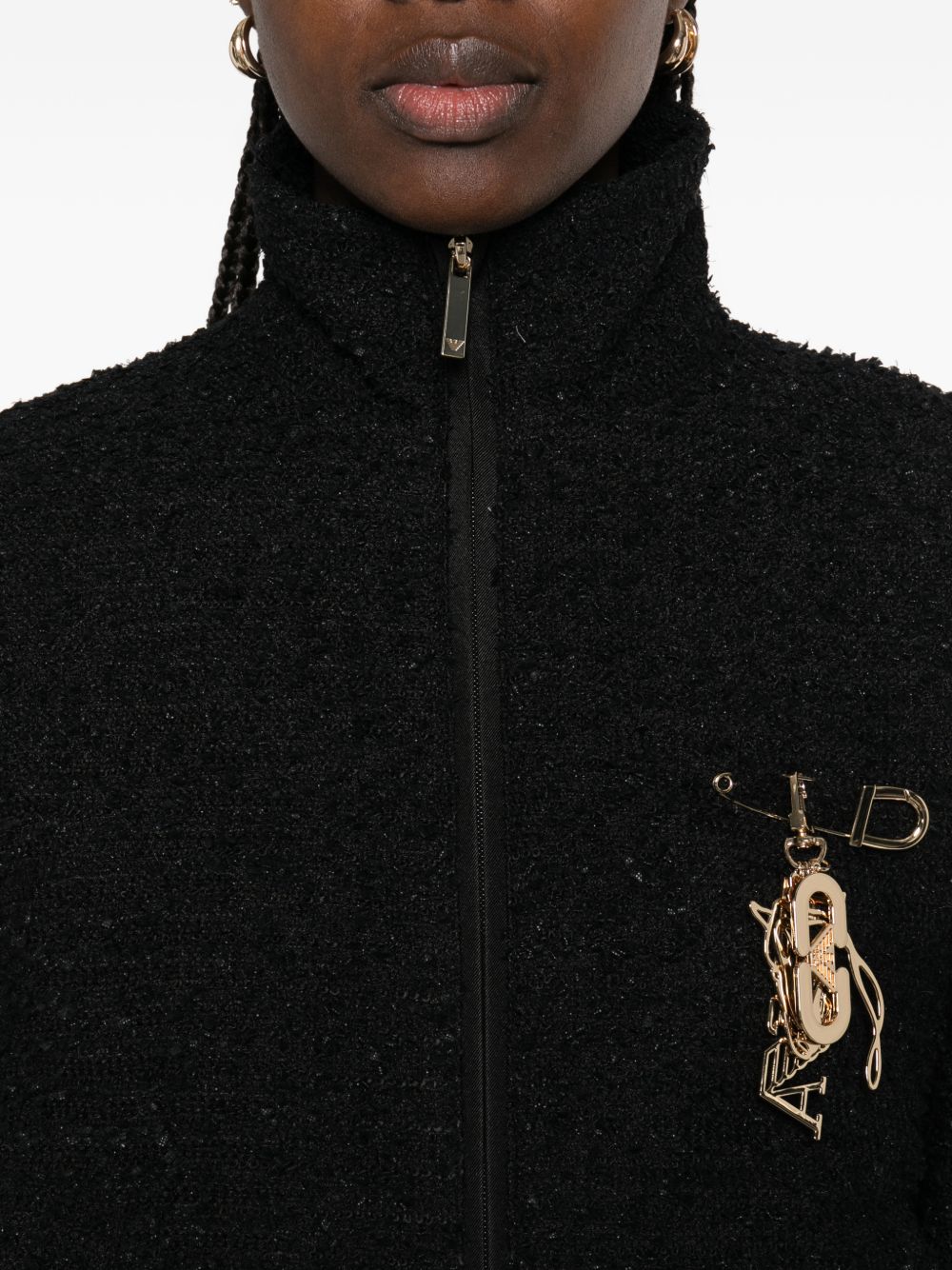 Emporio Armani Tweed blouson jacket