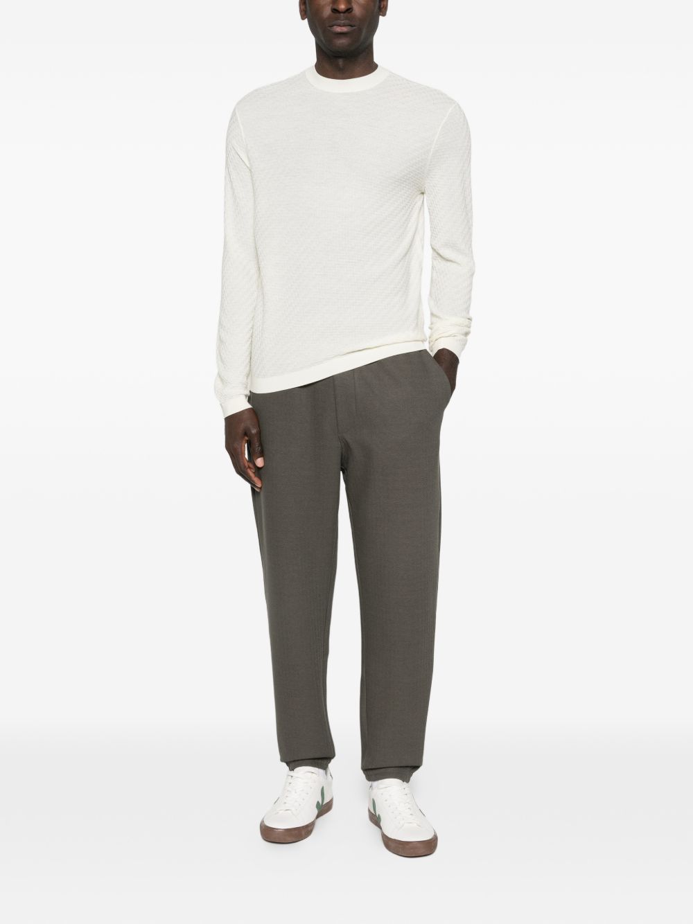 Emporio Armani Wool crewneck sweater