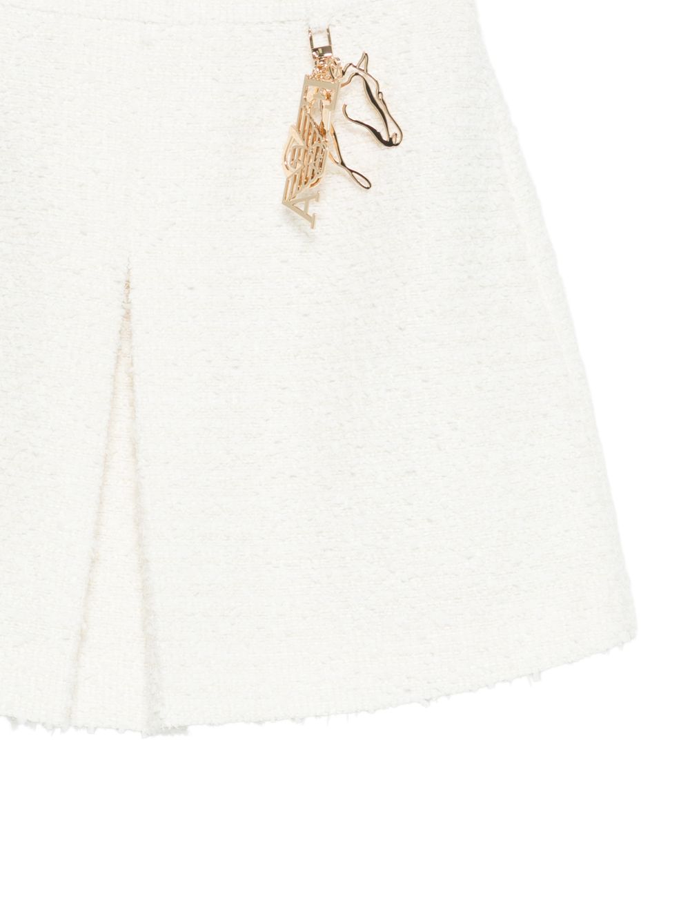 Emporio Armani A-line shape Tweed mini skirt