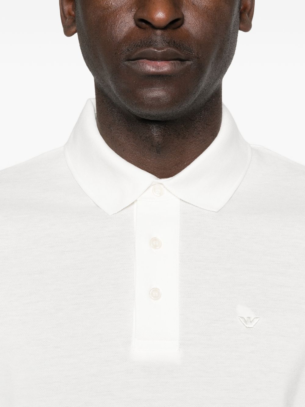 Emporio Armani Logo cotton polo shirt
