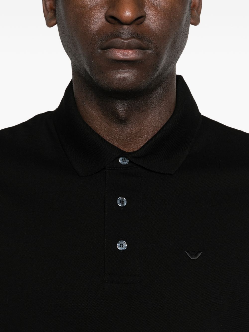 Emporio Armani Logo cotton polo shirt