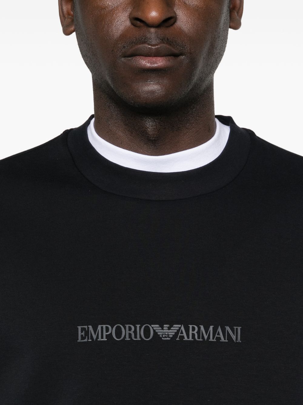 Emporio Armani Logo cotton sweatshirt