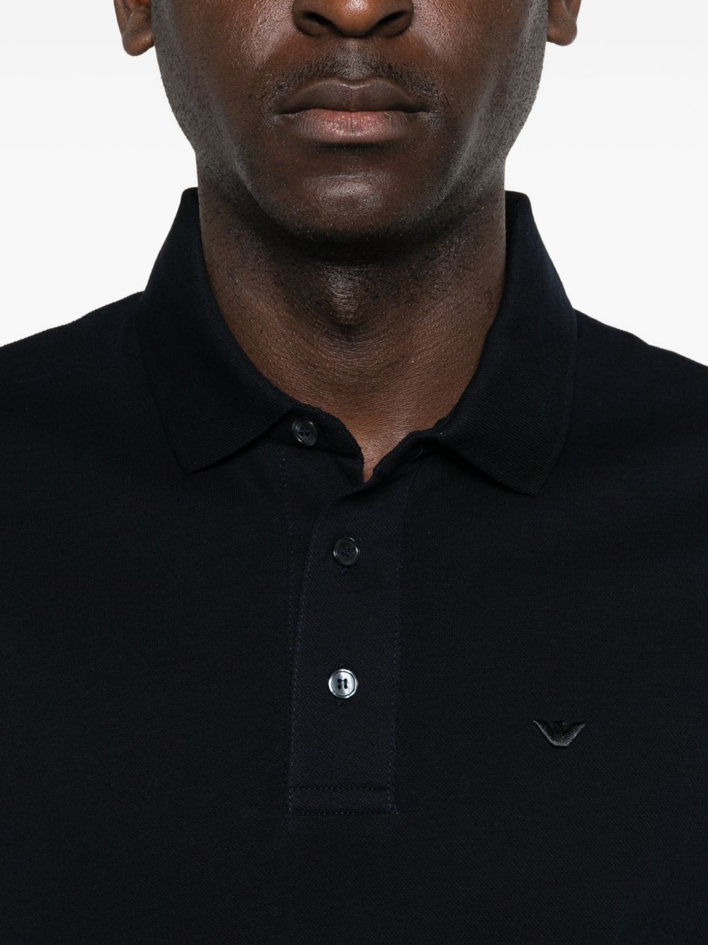 Emporio Armani Logo cotton polo shirt