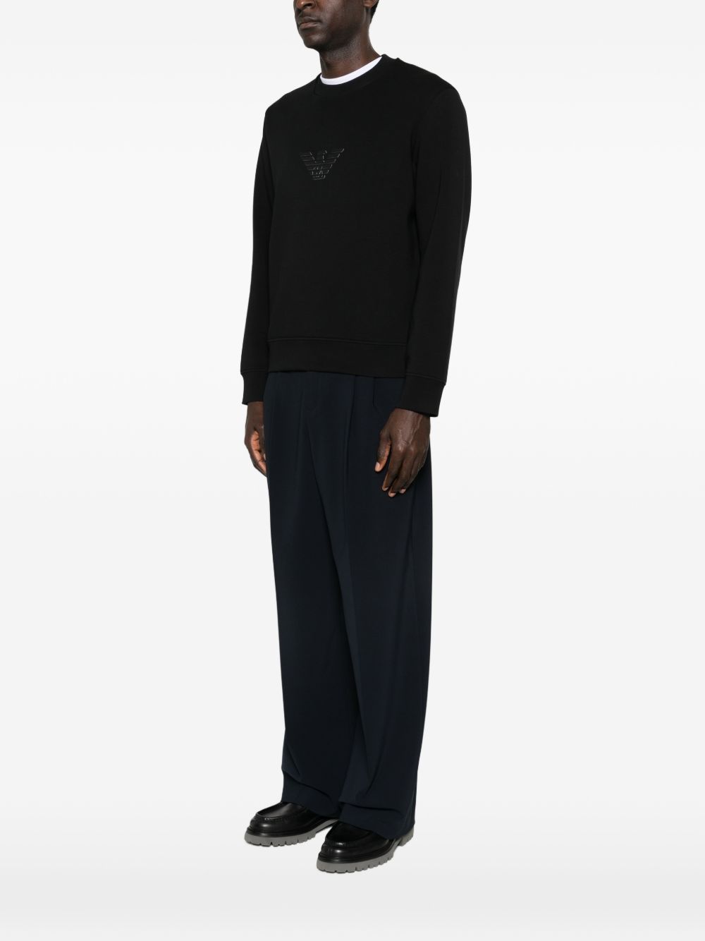Emporio Armani Logo cotton sweatshirt