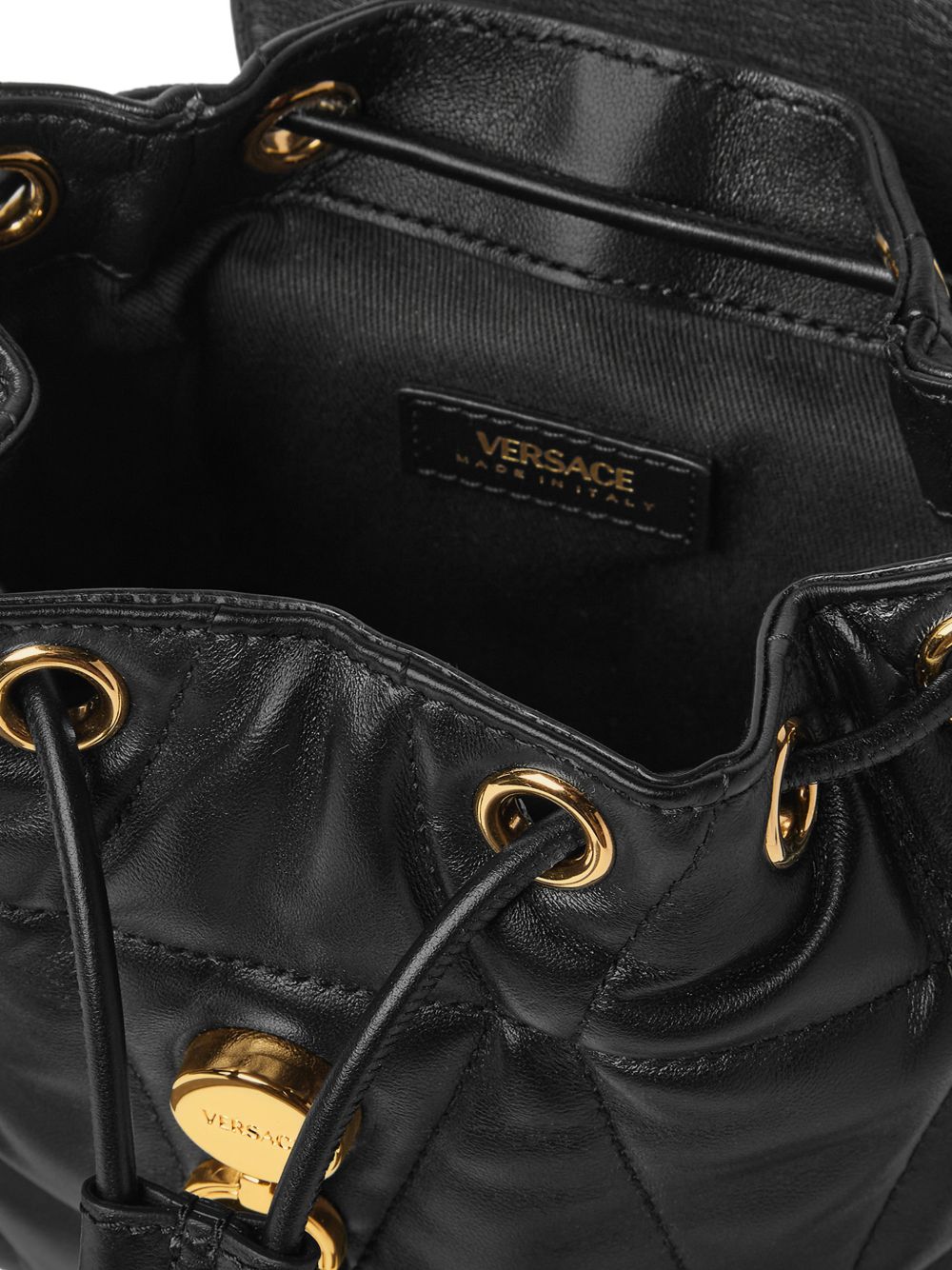 Versace Kleio Quilted Nappa Backpack