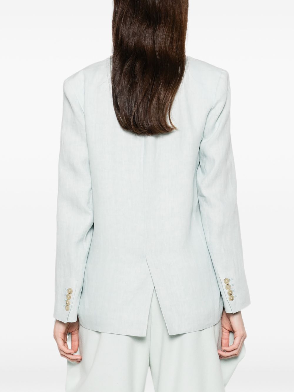 Forte Forte Linen single-breasted jacket
