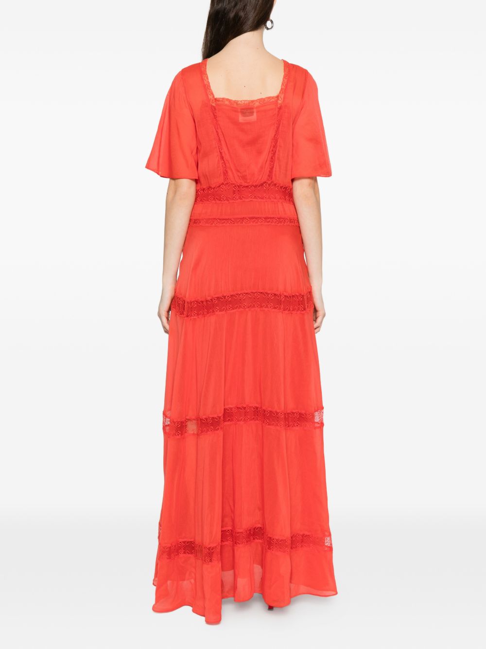 Forte Forte V-neck Cotton and silk v-necked dress