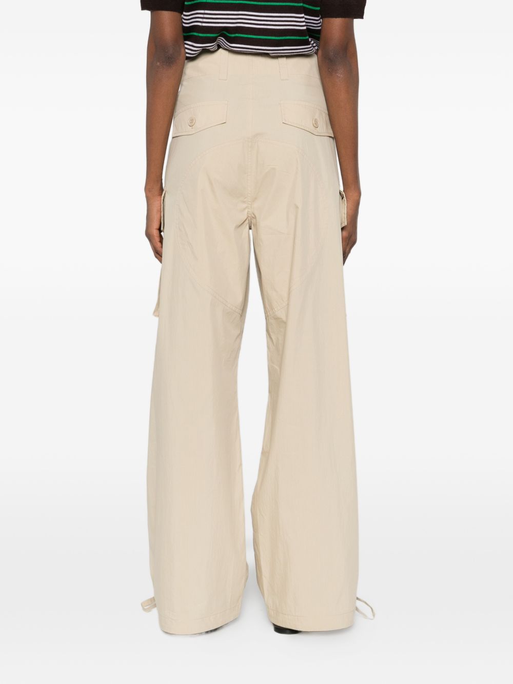Parosh P.A.R.O.S.H. Nylon and cotton trousers