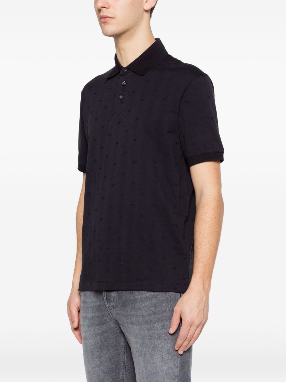 Emporio Armani Logo cotton polo shirt