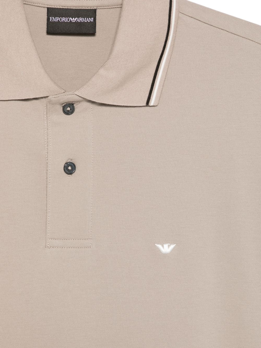Emporio Armani Logo cotton polo shirt