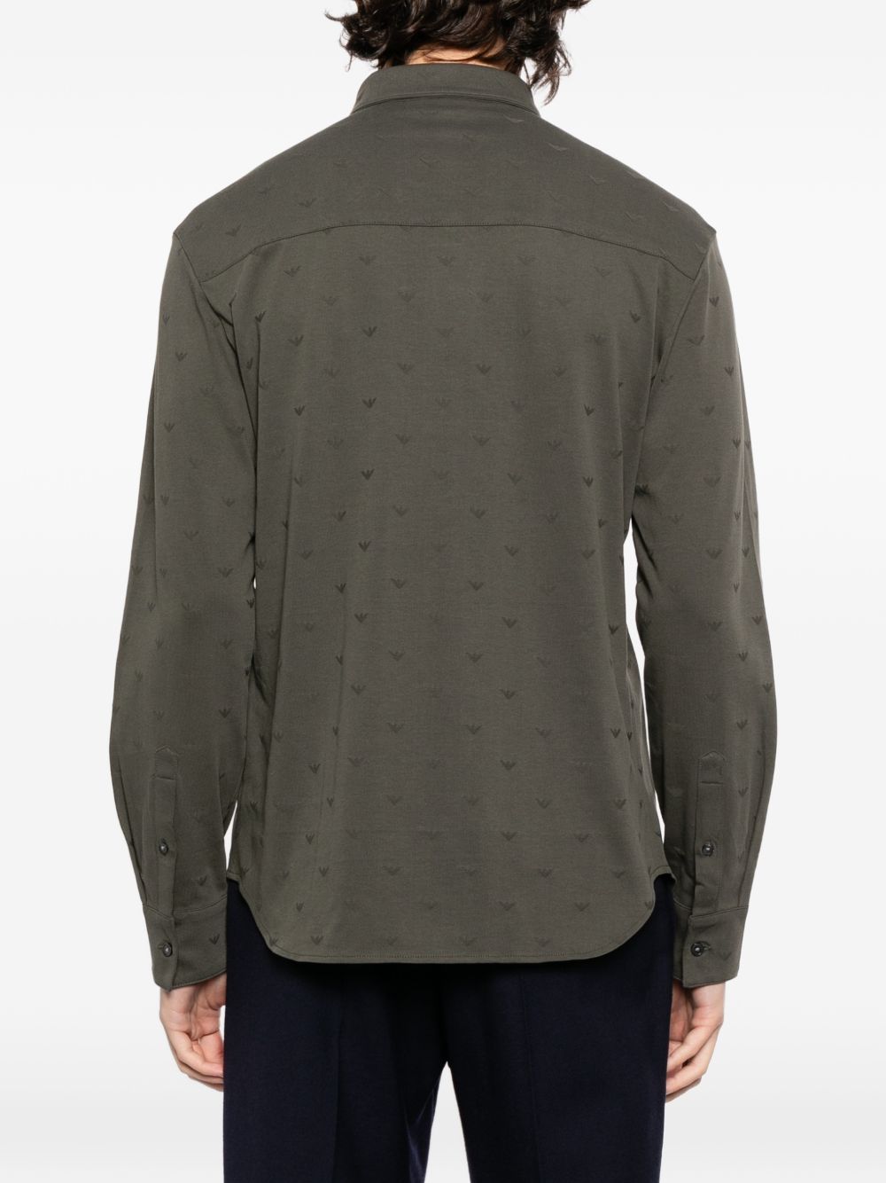 Emporio Armani Logo cotton shirt