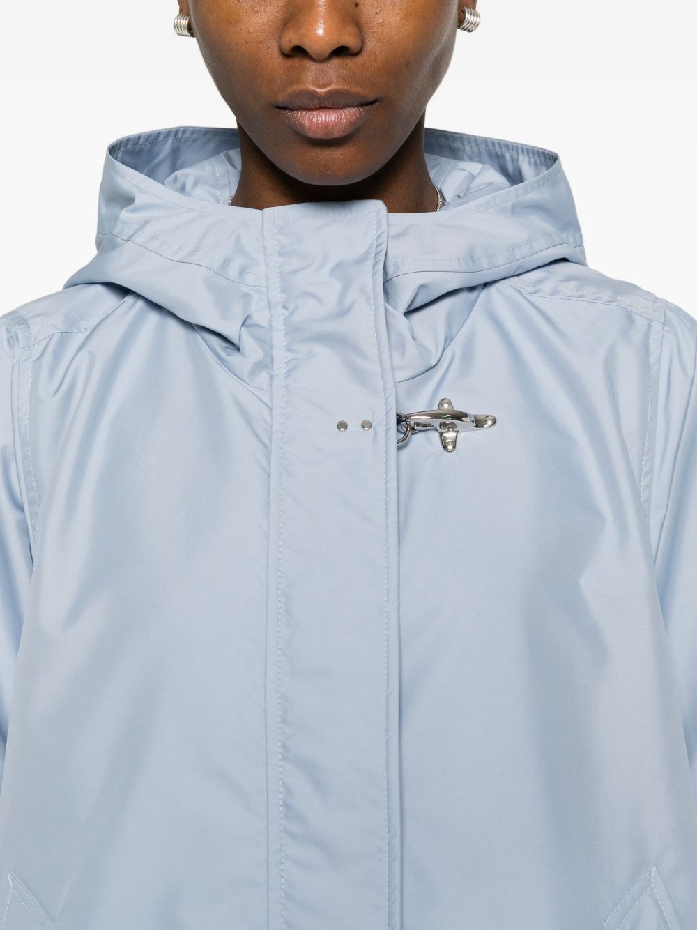 Fay Short hooded parka coat