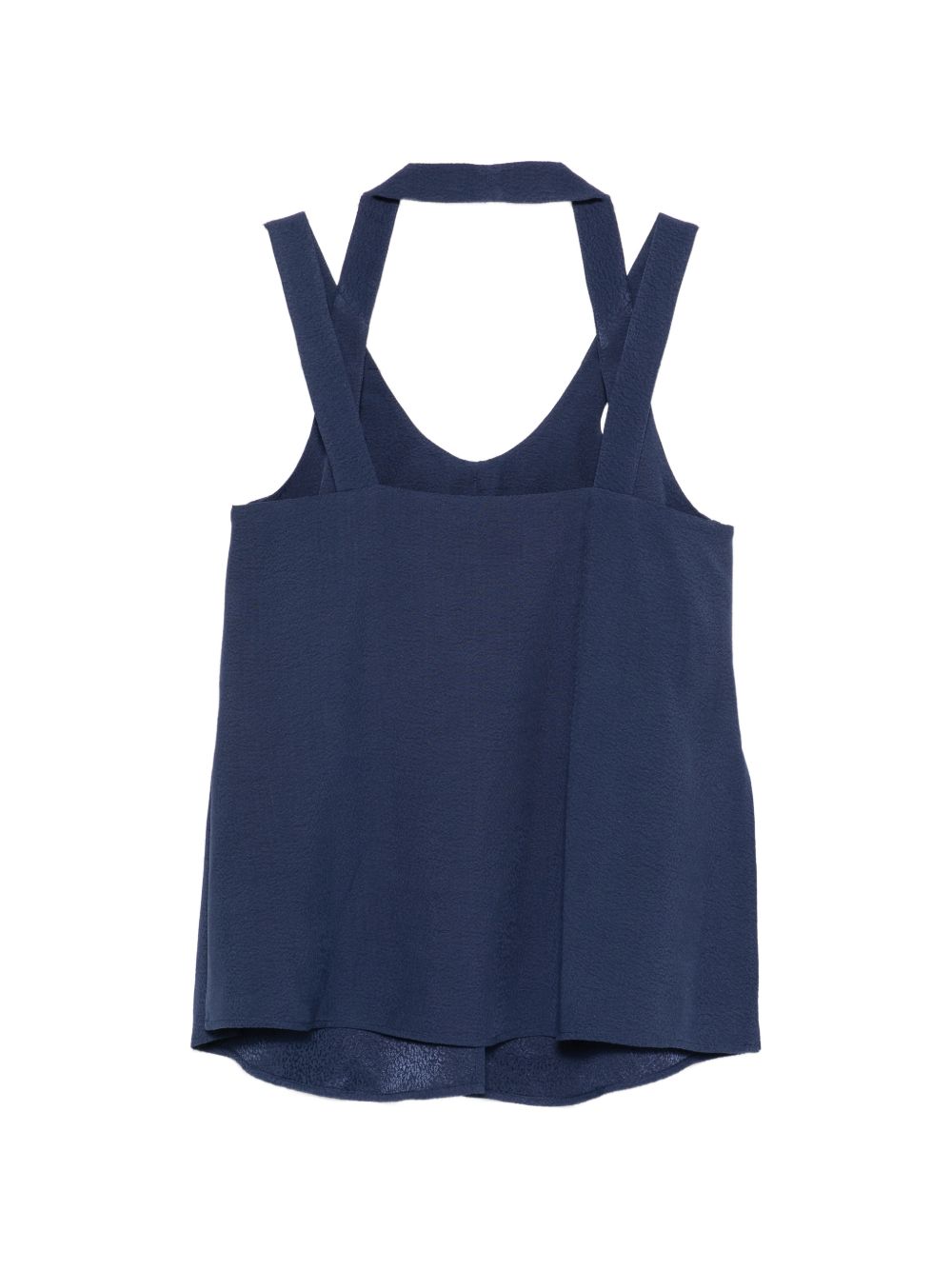 Emporio Armani V-neck button detail Sleeveless top