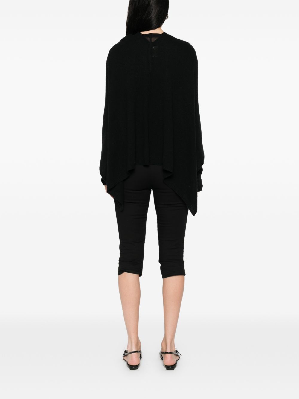 Beyou V-neck cashmere Cashmere poncho