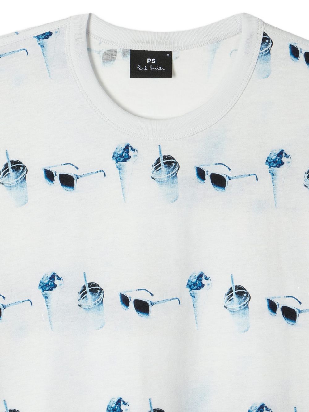 Paul Smith Printed cotton t-shirt