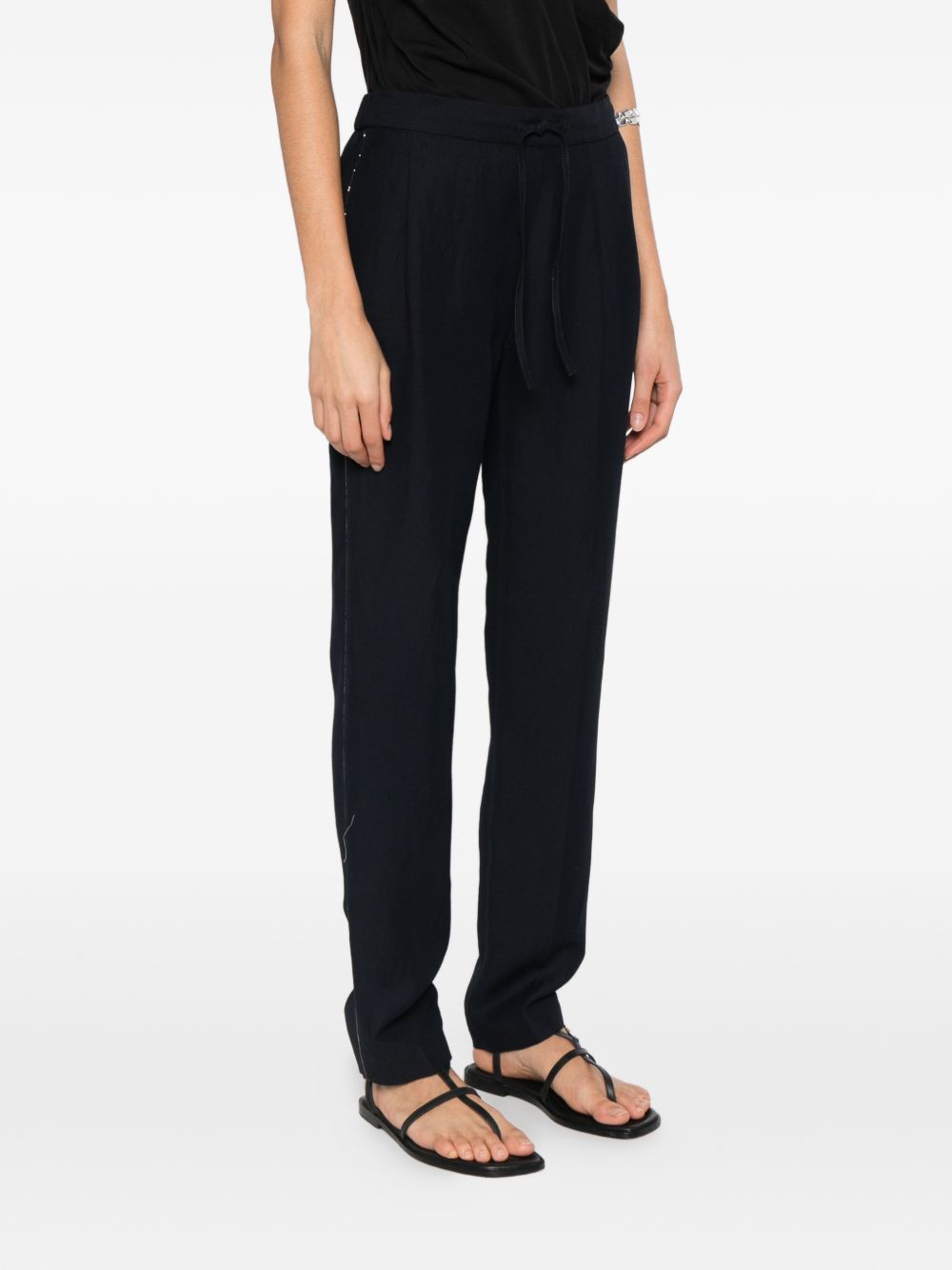 Fabiana Filippi Linen blend trousers