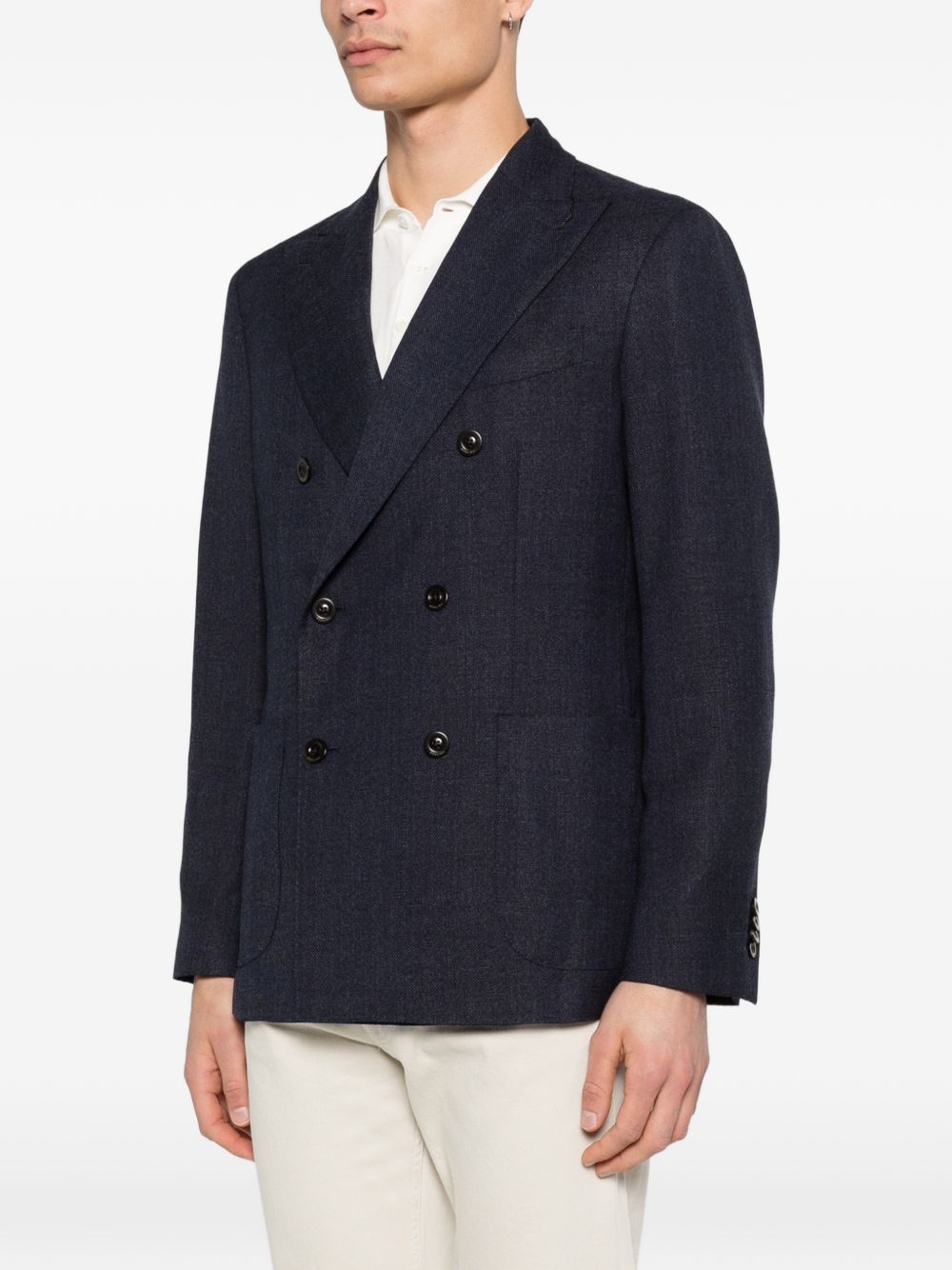 Boglioli Wool double-breasted jacket