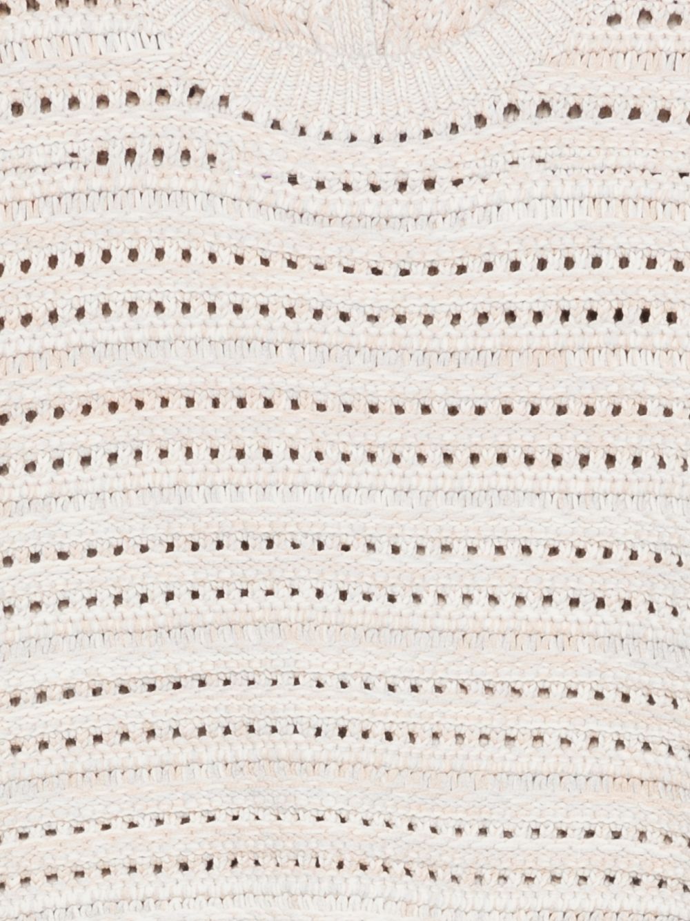 Emporio Armani Cotton open-knit cardigan