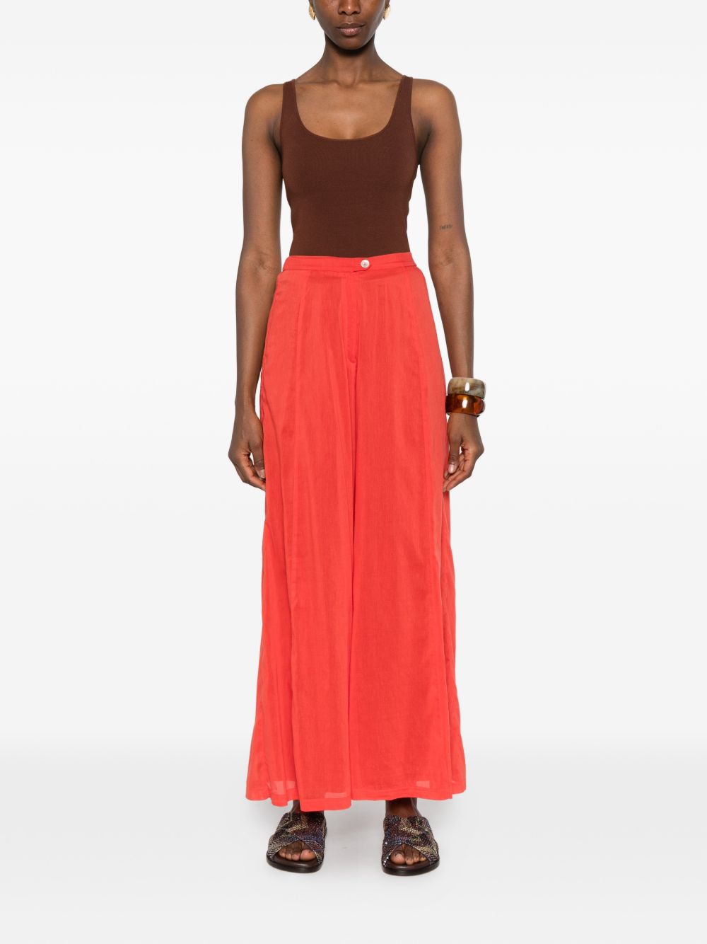 Forte Forte Voile cotton and silk trousers