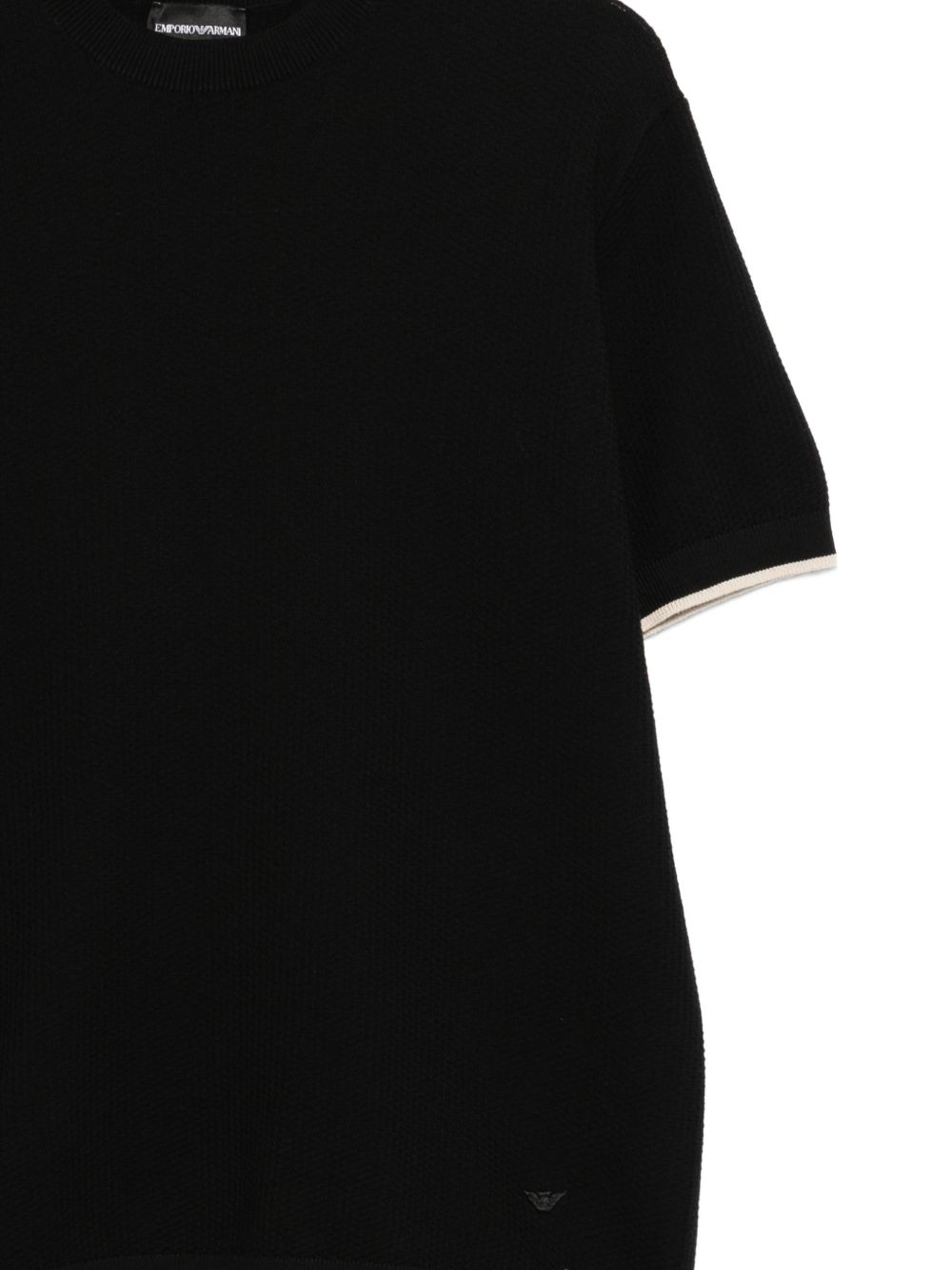 Emporio Armani Cotton knitted t-shirt